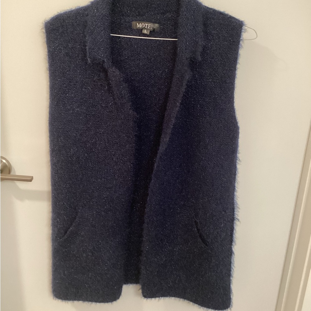 Motel Rocks Midnight Blue Knit Vest